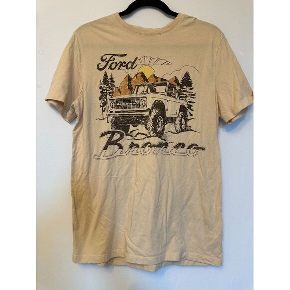 Goodfellow Ford Bronco Ford Officially Licensed Tan T Shirt Size M - Picture 1 of 5